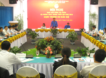 Toàn cảnh Hội nghị giao ban Công tác đoàn và phong trào Thanh thiếu niên năm 2010 cụm Trung du Bắc bộ  (Ảnh Web ĐTN))