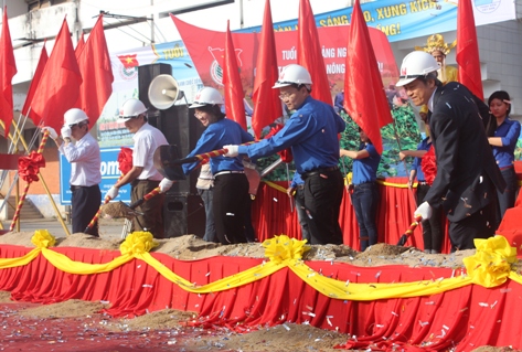 Quảng Ngãi: Khởi công xây dựng Trung tâm hoạt động TTN tỉnh