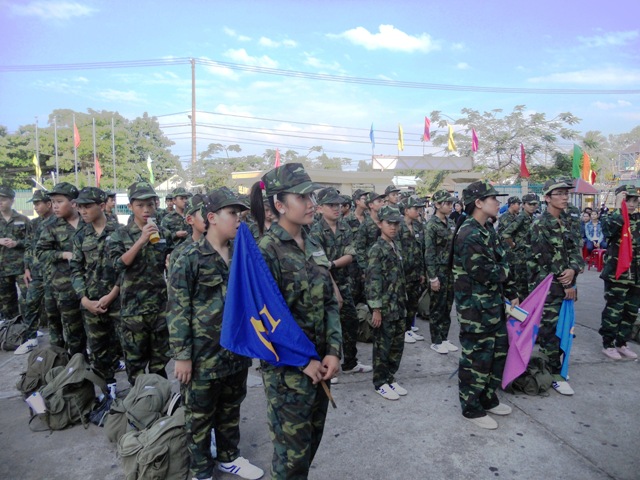 Lễ xuất quân “Học kỳ trong quân đội” năm 2012