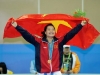 Võ sỹ Lê Bích Phương đem về huy chương vàng duy nhất cho Đoàn thể thao Việt Nam. (Nguồn: Quốc Khánh/TTXVN)