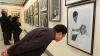 Những hình ảnh dung dị về Đại tướng Võ Nguyên Giáp qua ống kính của tác giả Trần Tuấn tại triển lãm -Ảnh: Việt Dũng