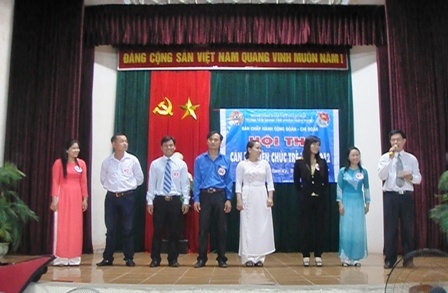 Các thí sinh tham dự hội thi