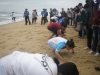 Một số hình ảnh các bạn trẻ khóa đào tạo "Lãnh đạo tuổi teen - triển vọng trẻ tương lai" tham quan dã ngoại tại bãi biển Bình Minnh